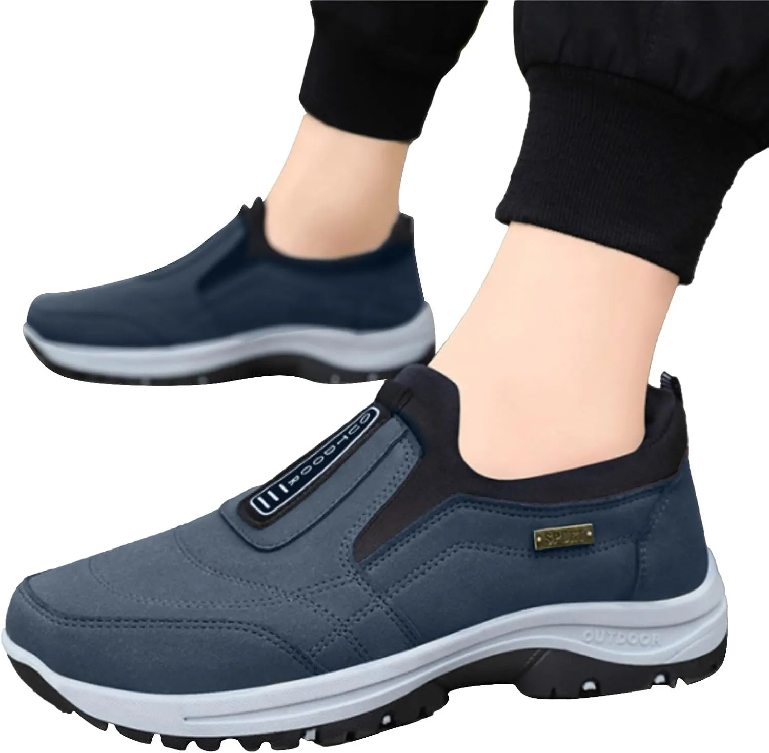 Orthoture Mens Shoes Orthowalkway Mens Shoes Outdoor Casual Arch Support Orthopedic Slip On Walking Shoes Sneakers