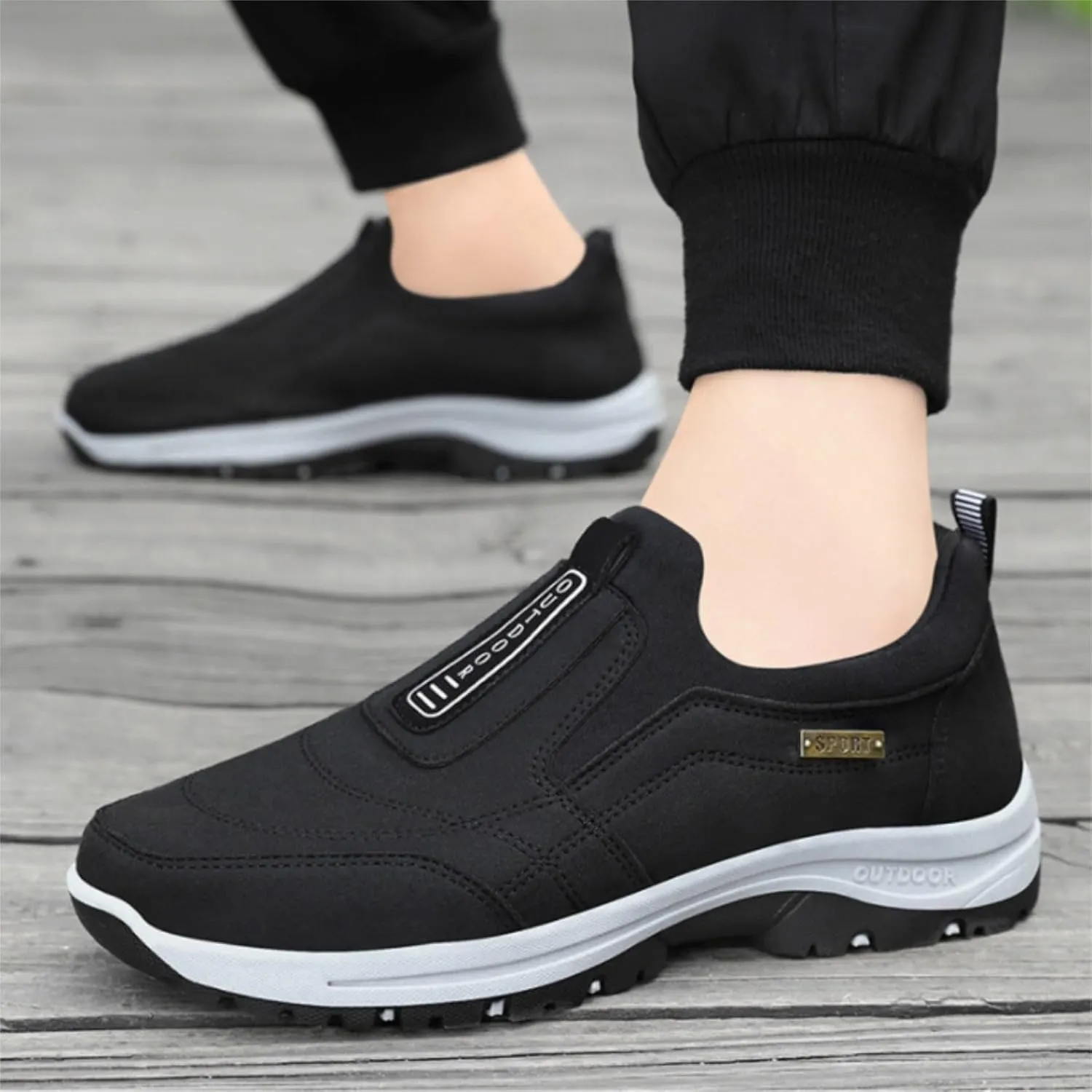 Orthoture Mens Shoes Orthowalkway Mens Shoes Outdoor Casual Arch Support Orthopedic Slip On Walking Shoes Sneakers