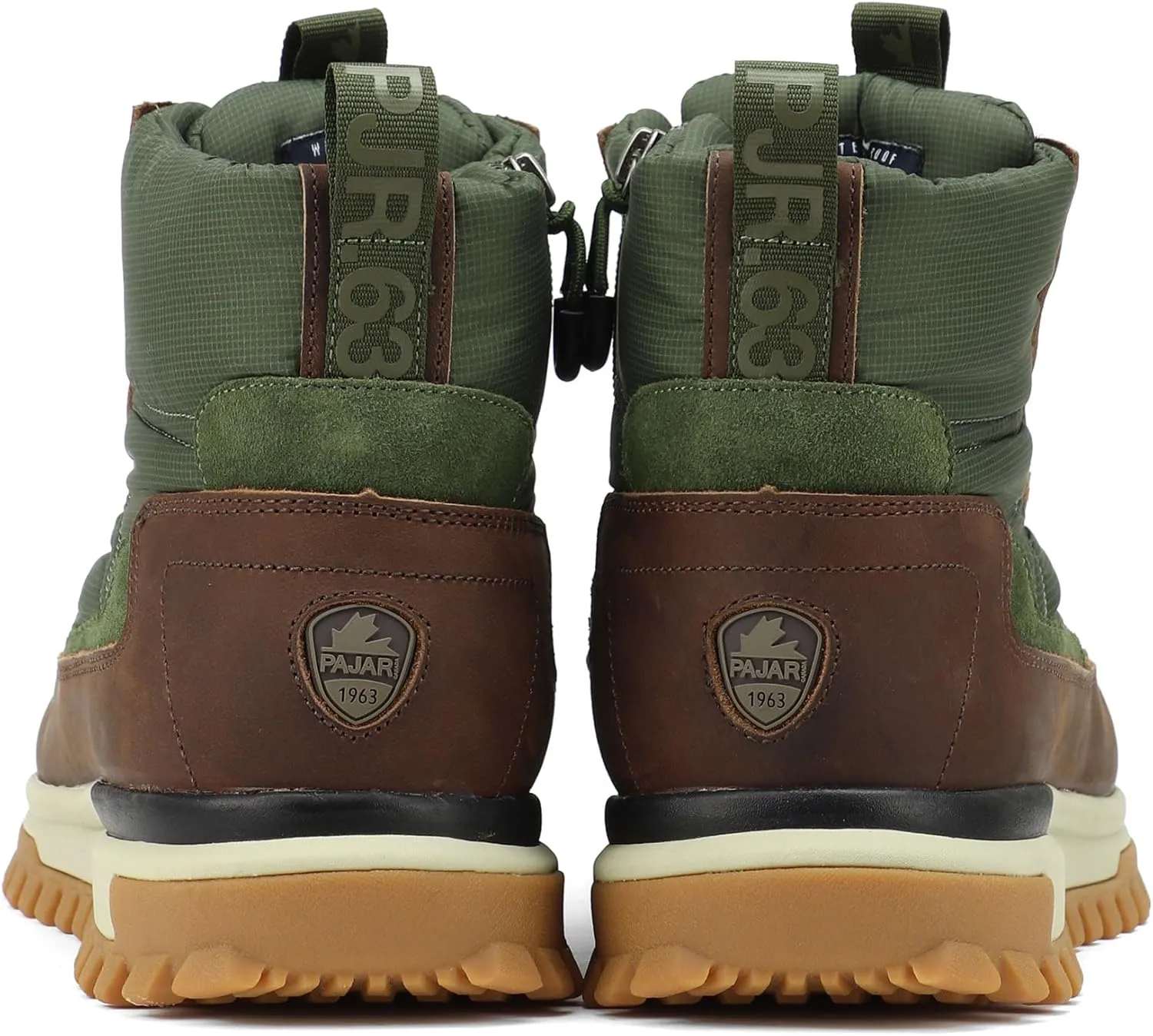 PAJAR FERO Canada men's snow boots DARK BROWN/MILITARY
