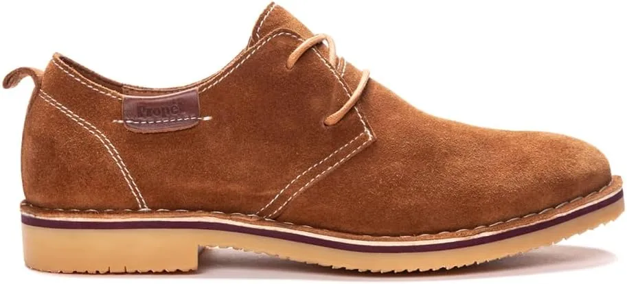 Propet Mens Finn Oxford Casual Shoes - Brown