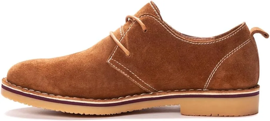 Propet Mens Finn Oxford Casual Shoes - Brown