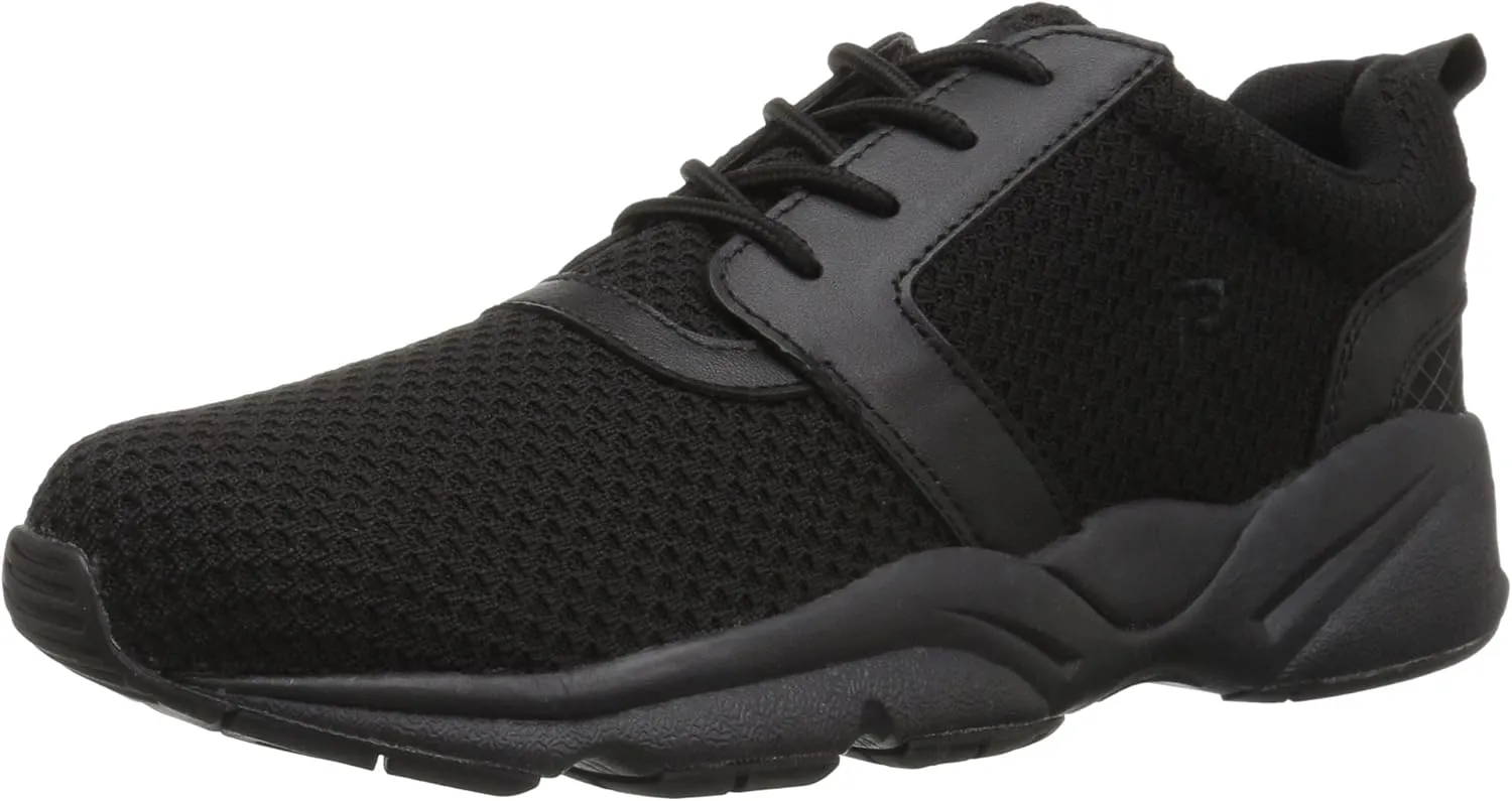 Propét Women's Stability X Shoe, Black/Black, 7 Wide US