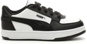 PUMA Caven Sneaker, White Black Black, 13 US Unisex Little Kid