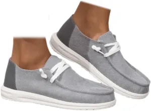 SACFOF Slip on Loafers Shoes for Women Orthopedic Casual Loafers with Arch Support Comfotable Lightweight Casual Boat Shoes