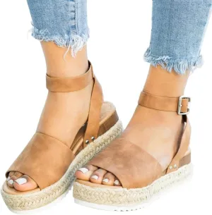 Sandals for Women Casual Summer Womens Sandals Low Wedges Peep Toe Wrapped Sexy Cute Diamond Dressy Sandalias Sandals for Women
