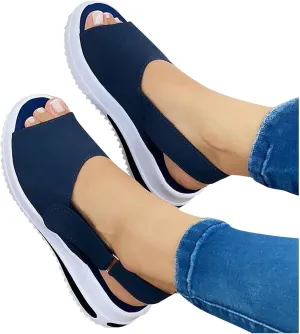 Sandals for Women Dressy Summer, Sandals for Women Causal Summer Peep Toe Platform Sandals Shoes Ladies Flip Flops