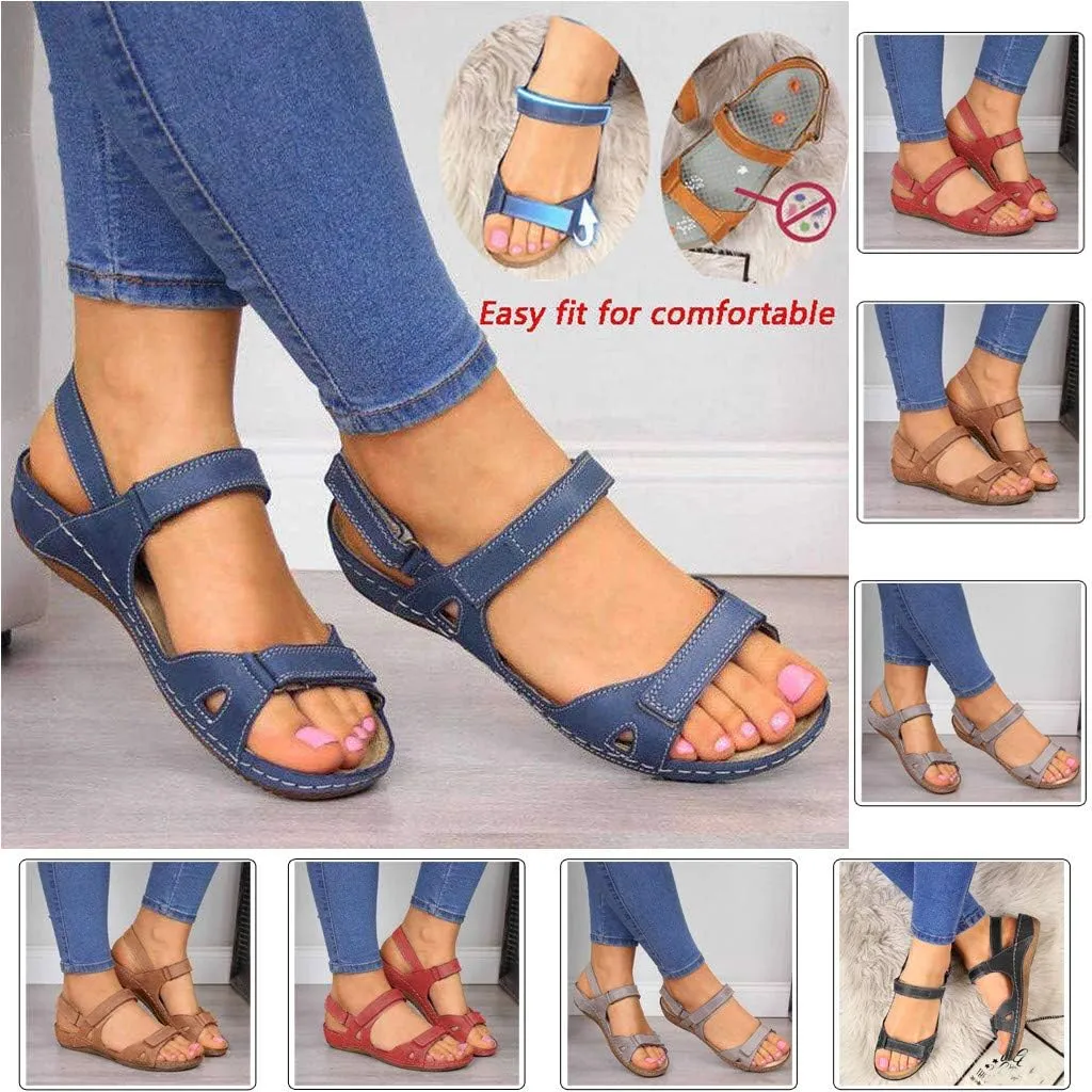 Sandals for Women Platform,Sandlas Wedge Sandals Summer Bohemia Platform Comfortable Casual Outdoor Walking Shoes
