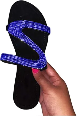 Sandals for Women Wide Width,Women's 2020 Comfy Platform Sandal Shoes Summer Beach Travel Fashion Slipper Flip Flops