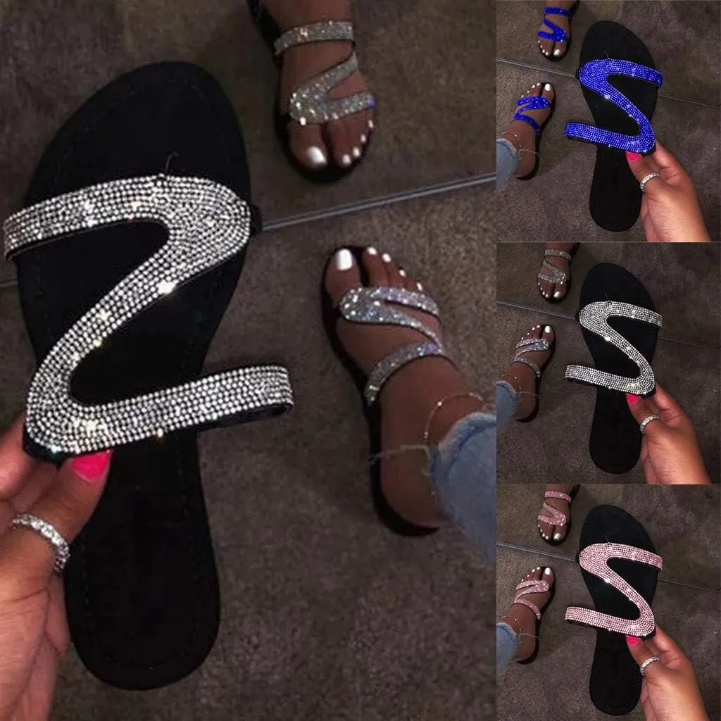 Sandals for Women Wide Width,Women's 2020 Comfy Platform Sandal Shoes Summer Beach Travel Fashion Slipper Flip Flops
