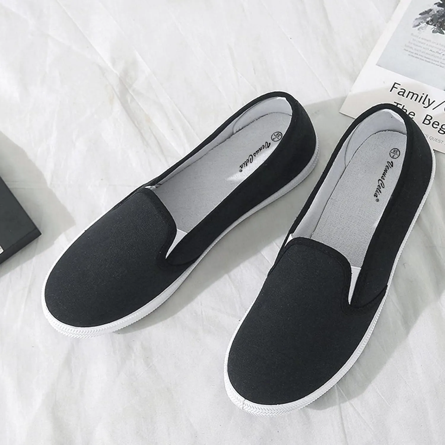 Sandals Women Dressy Summer Flat Canvas Ladies Shoes Fashion Casual Comfortable Casual Tennis Shoes for Women under 10