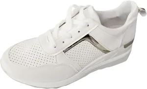SBGMoSJ White Platform Sneakers for Women Wide Tenis Antideslizante para Mujer Canvas Shoes for Women Sneakers Black Sequin Gym Shoes for Women Fashion Tennis Shoes for Women Trendy