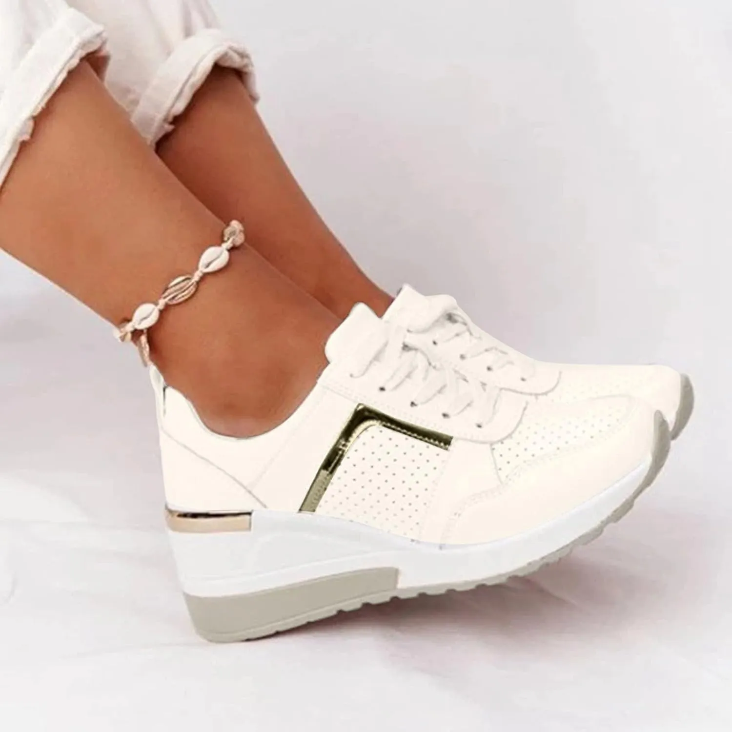 SBGMoSJ White Platform Sneakers for Women Wide Tenis Antideslizante para Mujer Canvas Shoes for Women Sneakers Black Sequin Gym Shoes for Women Fashion Tennis Shoes for Women Trendy