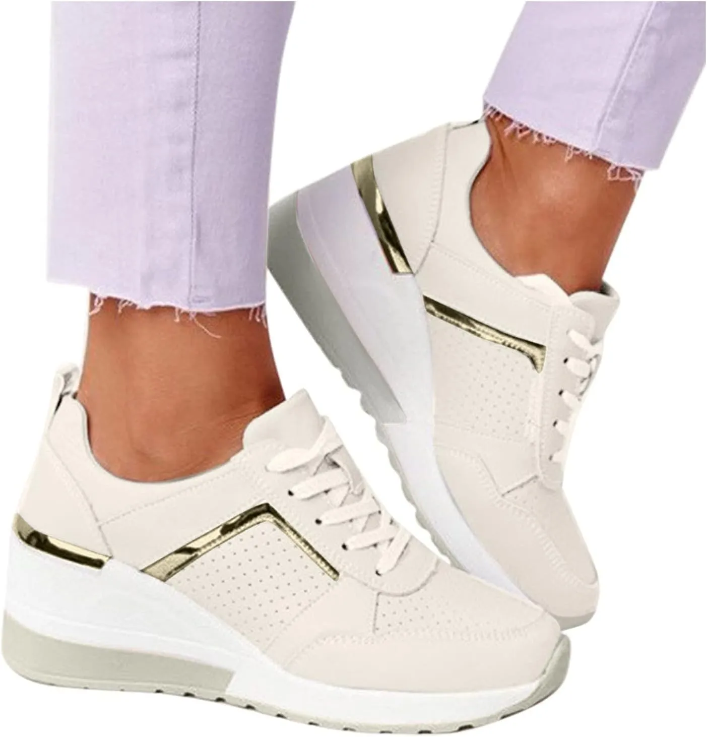 SBGMoSJ White Platform Sneakers for Women Wide Tenis Antideslizante para Mujer Canvas Shoes for Women Sneakers Black Sequin Gym Shoes for Women Fashion Tennis Shoes for Women Trendy