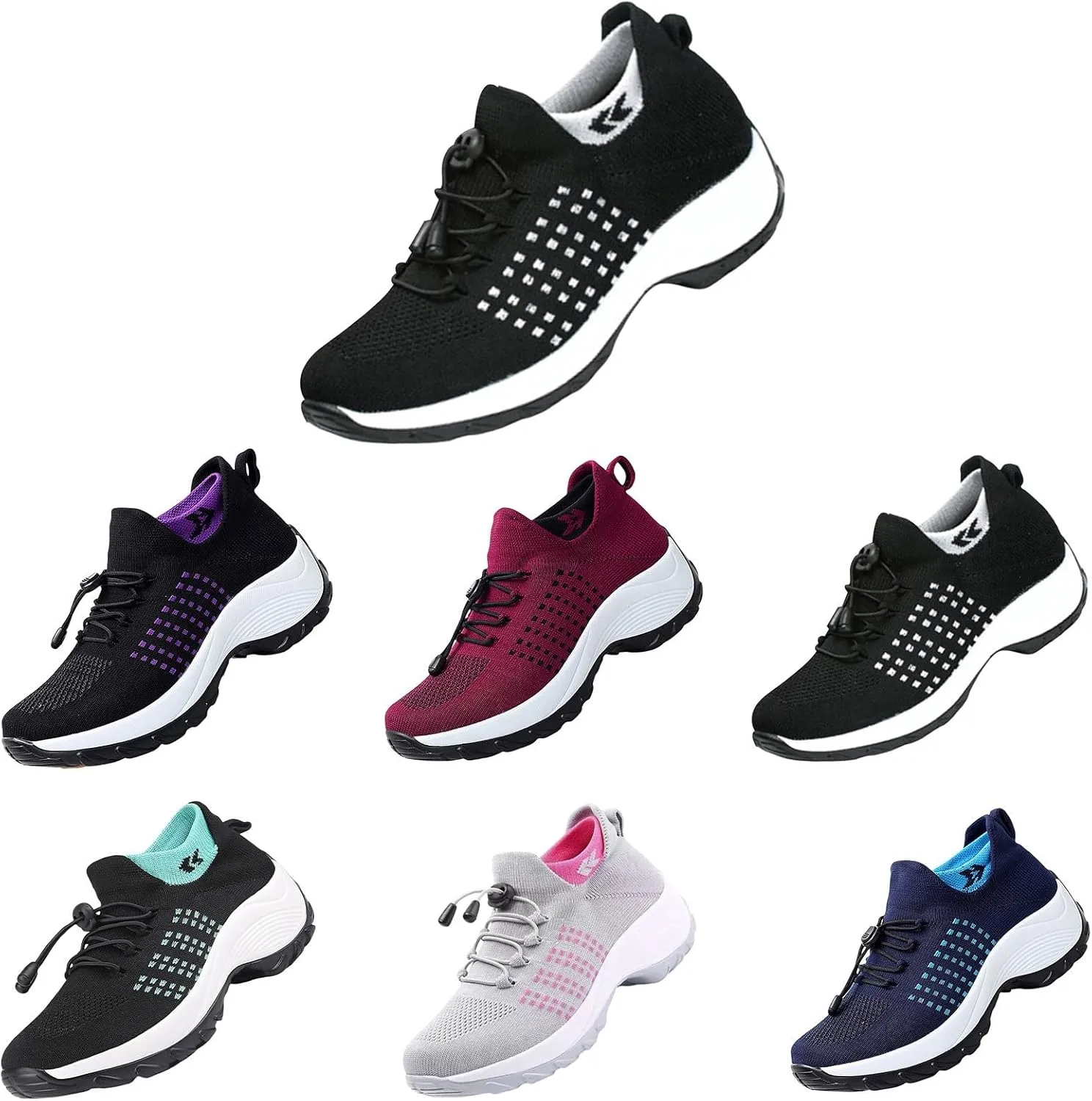 Shoes for Men Women's Fashion Sneakers Mens Loafers Casual Slip On Keep Warm Flat Bottom Christmas Dress Shoes for Women Comfort Cute Casual Slip On Lightweight