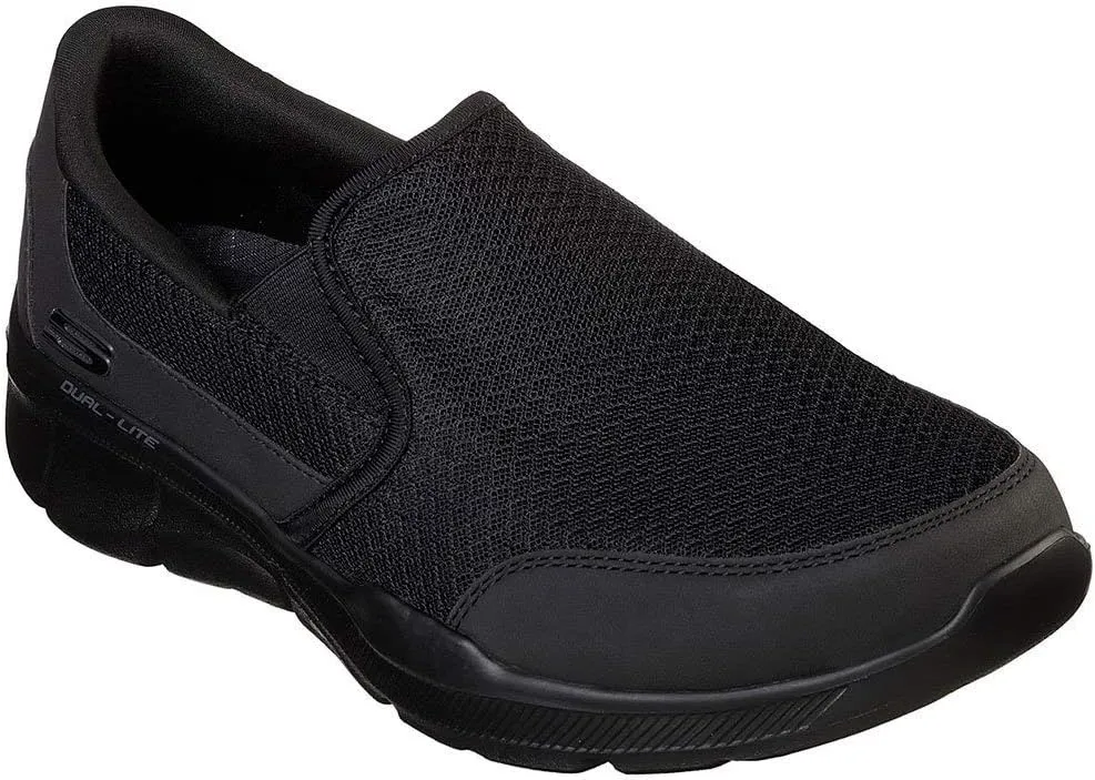 Skechers Men's Equalizer 3.0 Bluegate Loafer, Black/Black, 9.5 M US