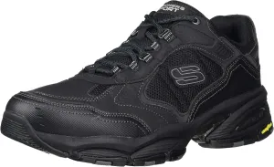 Skechers Men's Oak Canyon Redwick Trainers, Black/Black, 11