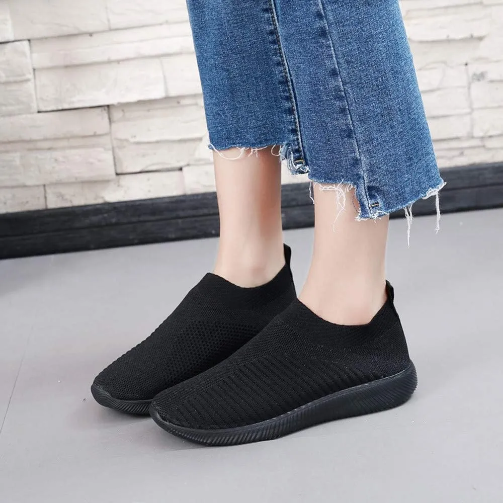 Sneakers for Women Running Shoes Slip On Casual Womens Running Shoes Wide Feet Dress Casual Shoes Platform Sneakers Platform Tennis Shoe White Loafers