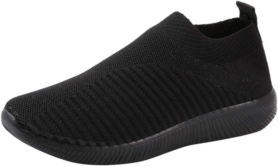Sneakers for Women Running Shoes Slip On Casual Womens Running Shoes Wide Feet Dress Casual Shoes Platform Sneakers Platform Tennis Shoe White Loafers