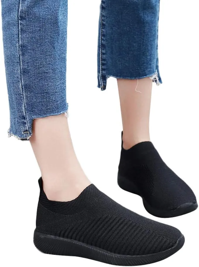 Sneakers for Women Running Shoes Slip On Casual Womens Running Shoes Wide Feet Dress Casual Shoes Platform Sneakers Platform Tennis Shoe White Loafers