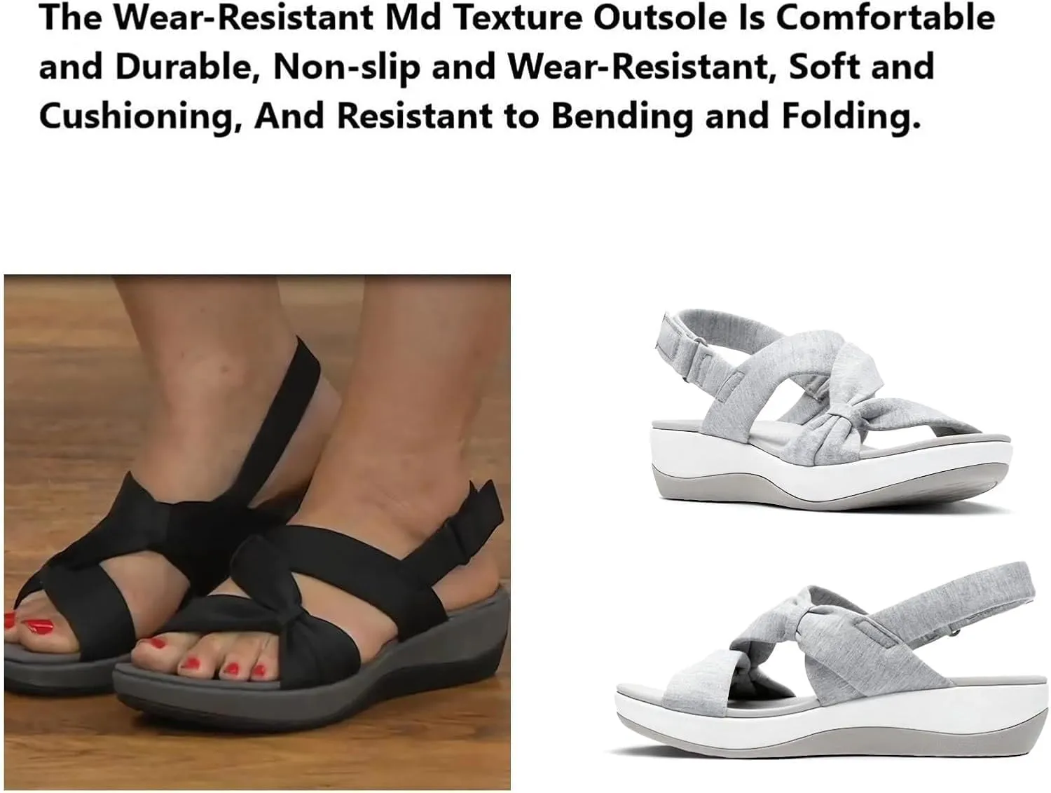 Thatrich Sandals Women Comfortable Orthotic Sport Slippers Ankle Strap Wide Width Arch Support Shoes Beach Walking Sandals