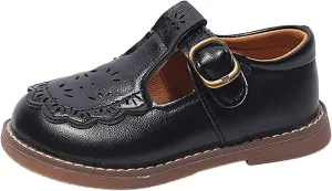 Toddler Kids Dress Shoes Boys Girls School Uniform Formal Casual Oxfords for Kids Party Wedding Mary Jane Flats