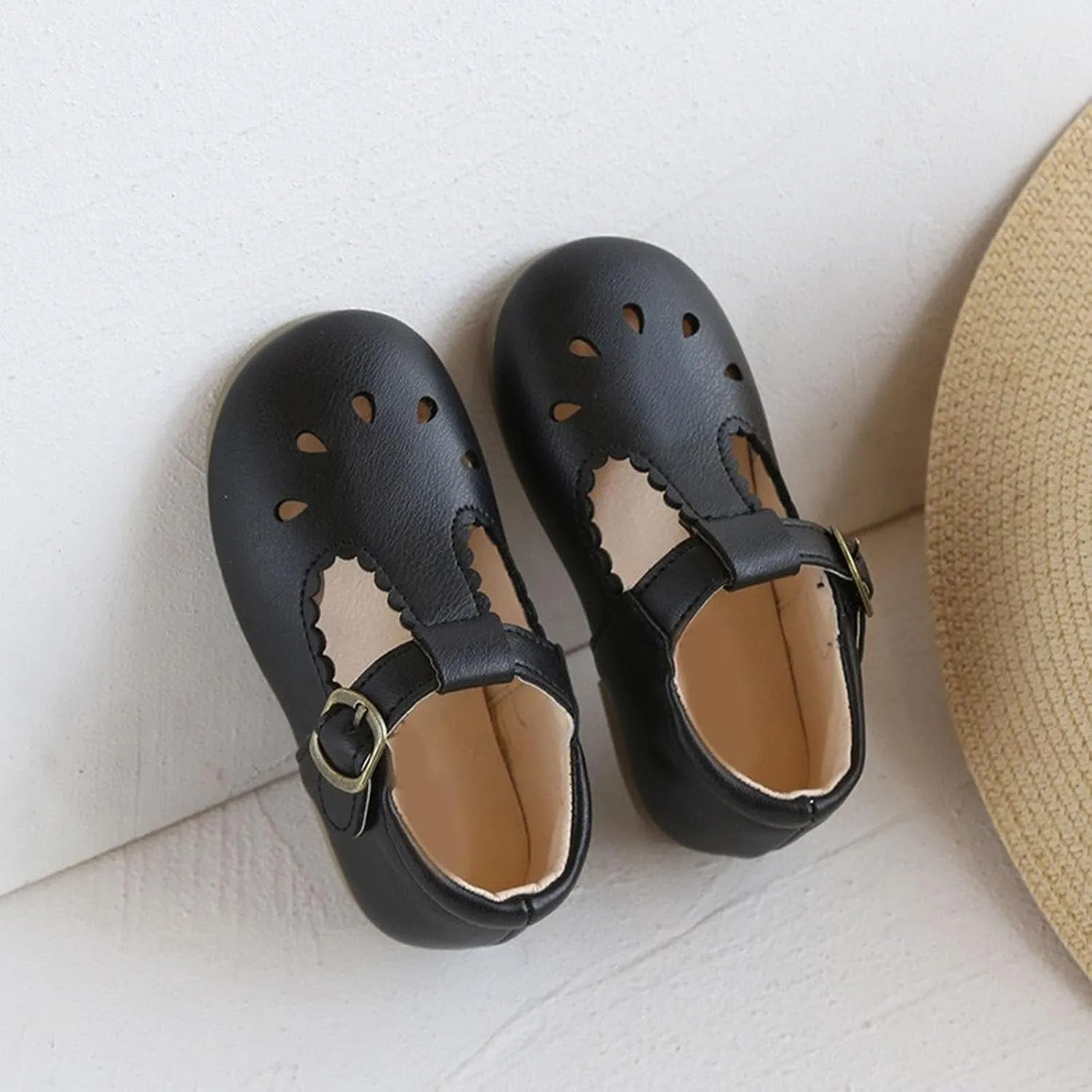 Toddler Leather Loafers Sandals Beach Casual Pool Slide Shoes Baby Infant Summer Soft Flat Casual Cr𝐢b Shoes Slip On