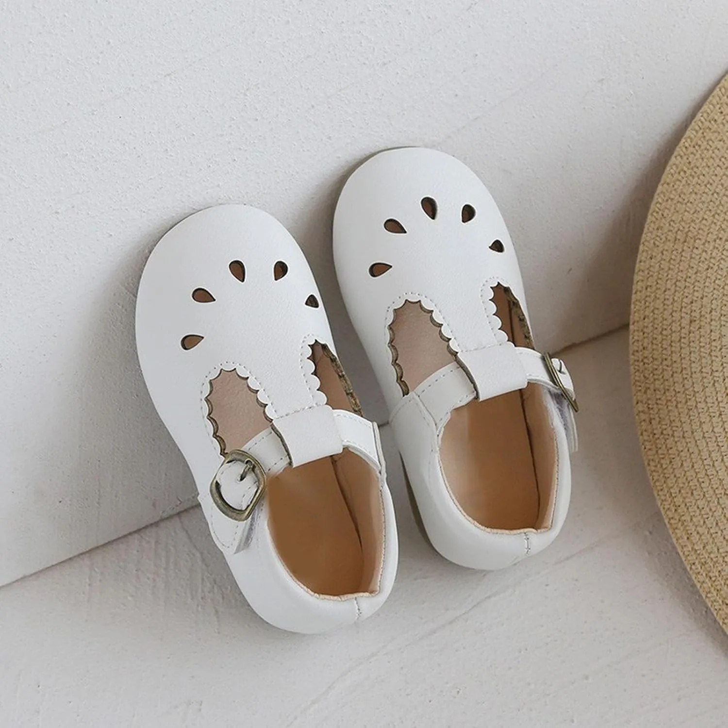 Toddler Leather Loafers Sandals Beach Casual Pool Slide Shoes Baby Infant Summer Soft Flat Casual Cr𝐢b Shoes Slip On