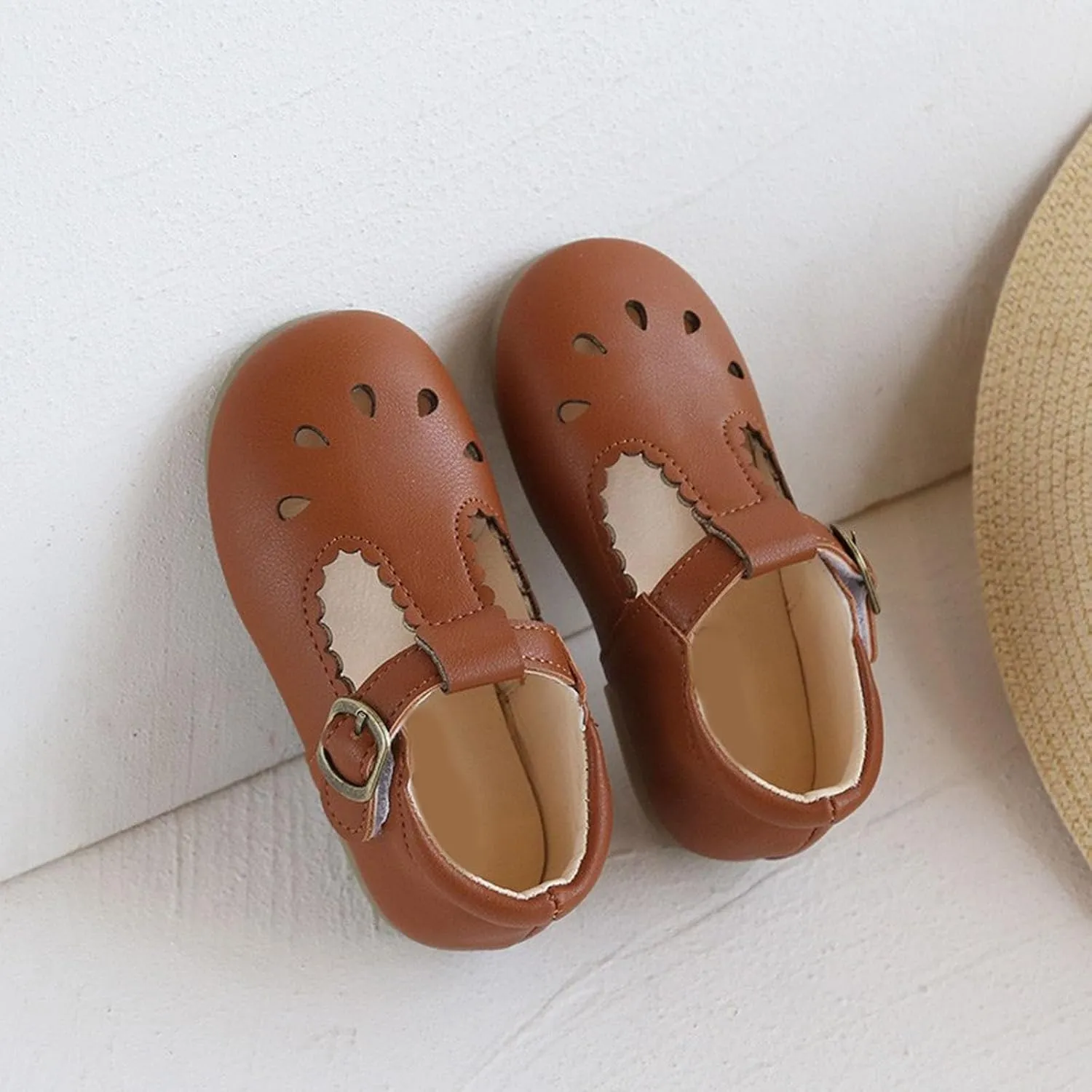 Toddler Leather Loafers Sandals Beach Casual Pool Slide Shoes Baby Infant Summer Soft Flat Casual Crb Shoes Slip On