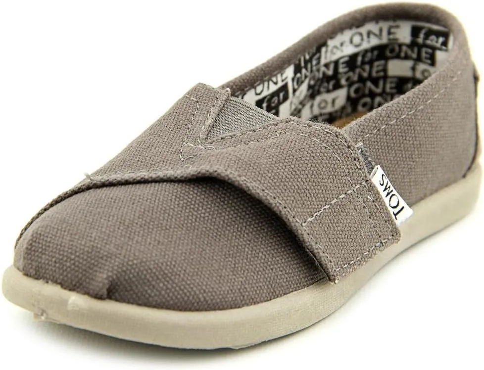 TOMS Kids Boys Alpargata - Black