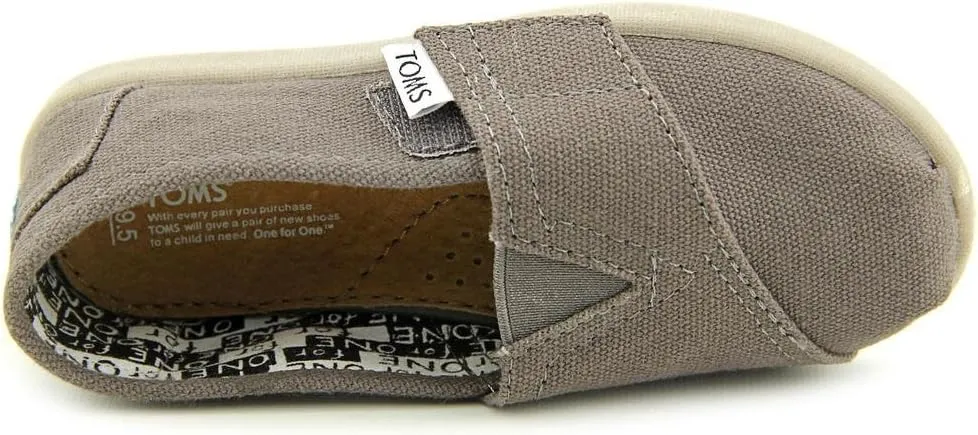 TOMS Kids Boys Alpargata - Black