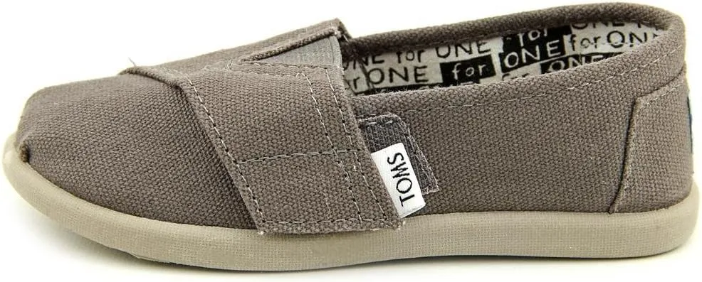 TOMS Kids Boys Alpargata - Black