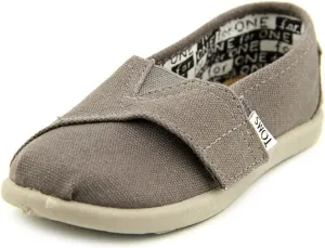 TOMS Kids Boys Alpargata - Black