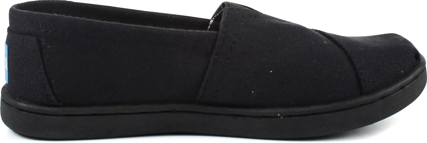 TOMS Kids Boys Alpargata - Black