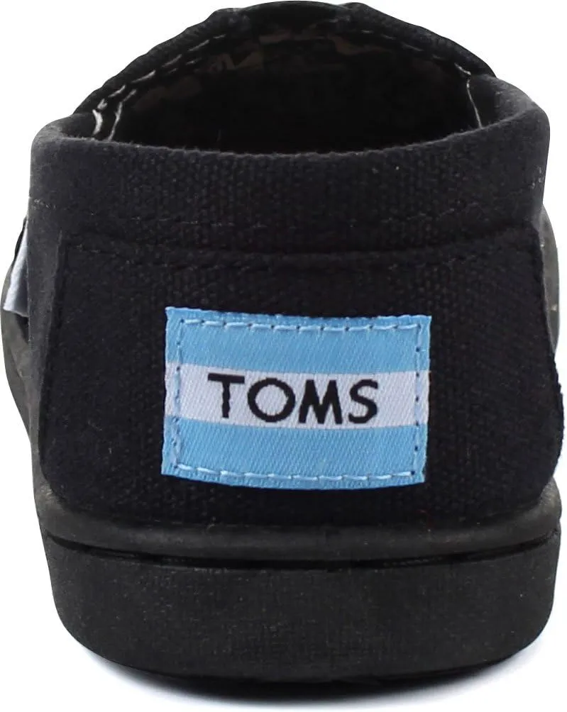 TOMS Kids Boys Alpargata - Black