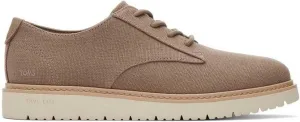 TOMS Mens Navi Travel Lite Lace Up Casual Shoes - Brown