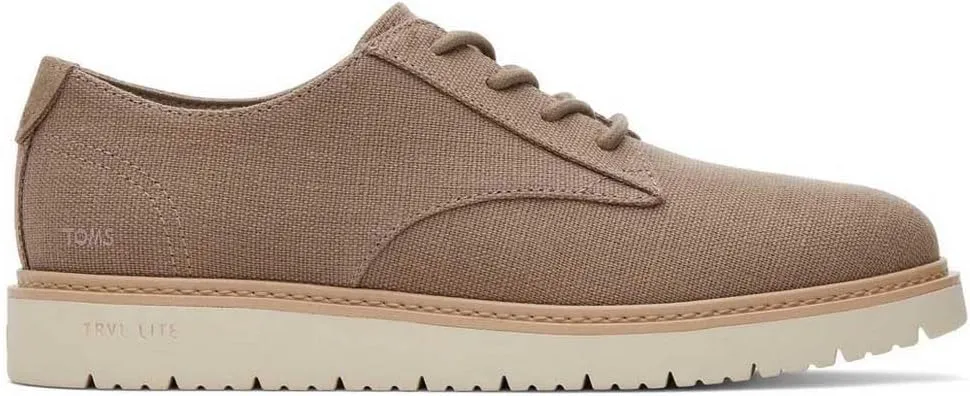 TOMS Mens Navi Travel Lite Lace Up Casual Shoes - Brown