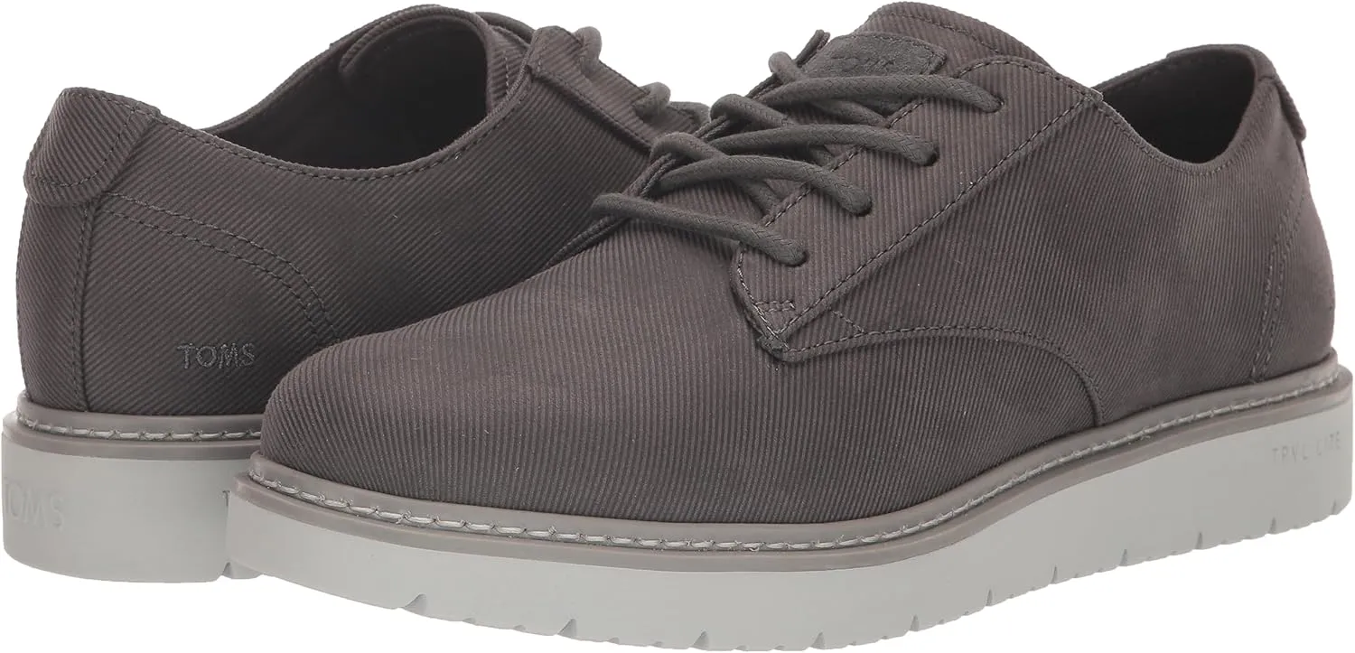 TOMS Mens Navi Travel Lite Lace Up Casual Shoes - Brown