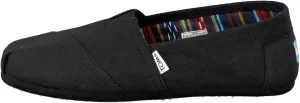 TOMS Women's Black on Black Canvas Classic ALPRG 10002472 (Size: 5.5)