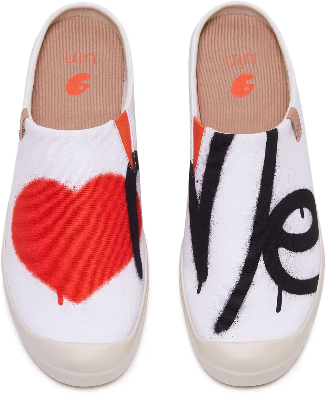UIN Women's Fashion Sneakers Lightweight Walking Casual Slip Ons Loafers Comfortable Art Painted Travel Shoes Cadiz