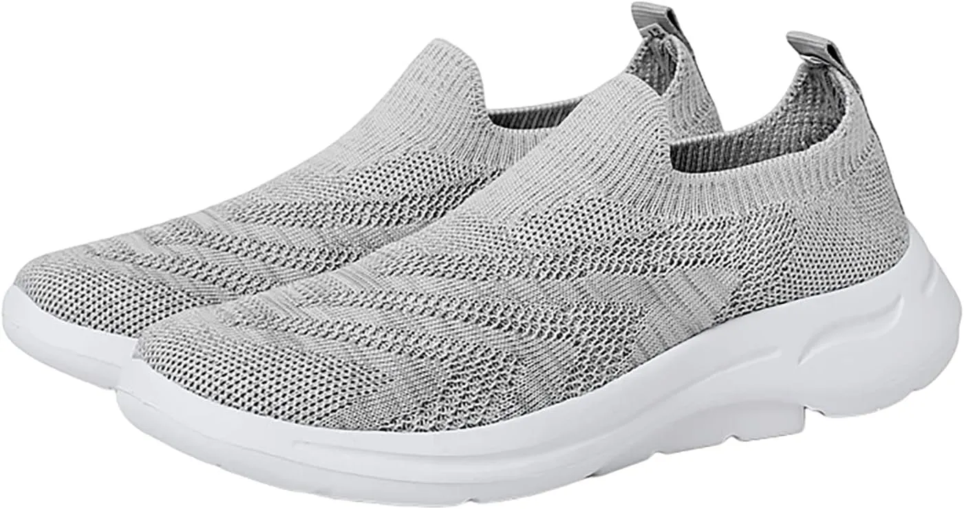 White Running Sneakers for Women 2023 Zapatos Negros De Tacon Bajo para Mujer Womens Casual Shoes Slip Ons Sneakers Black Sneakers Women Trendy Slip On Walking Shoes Women Black