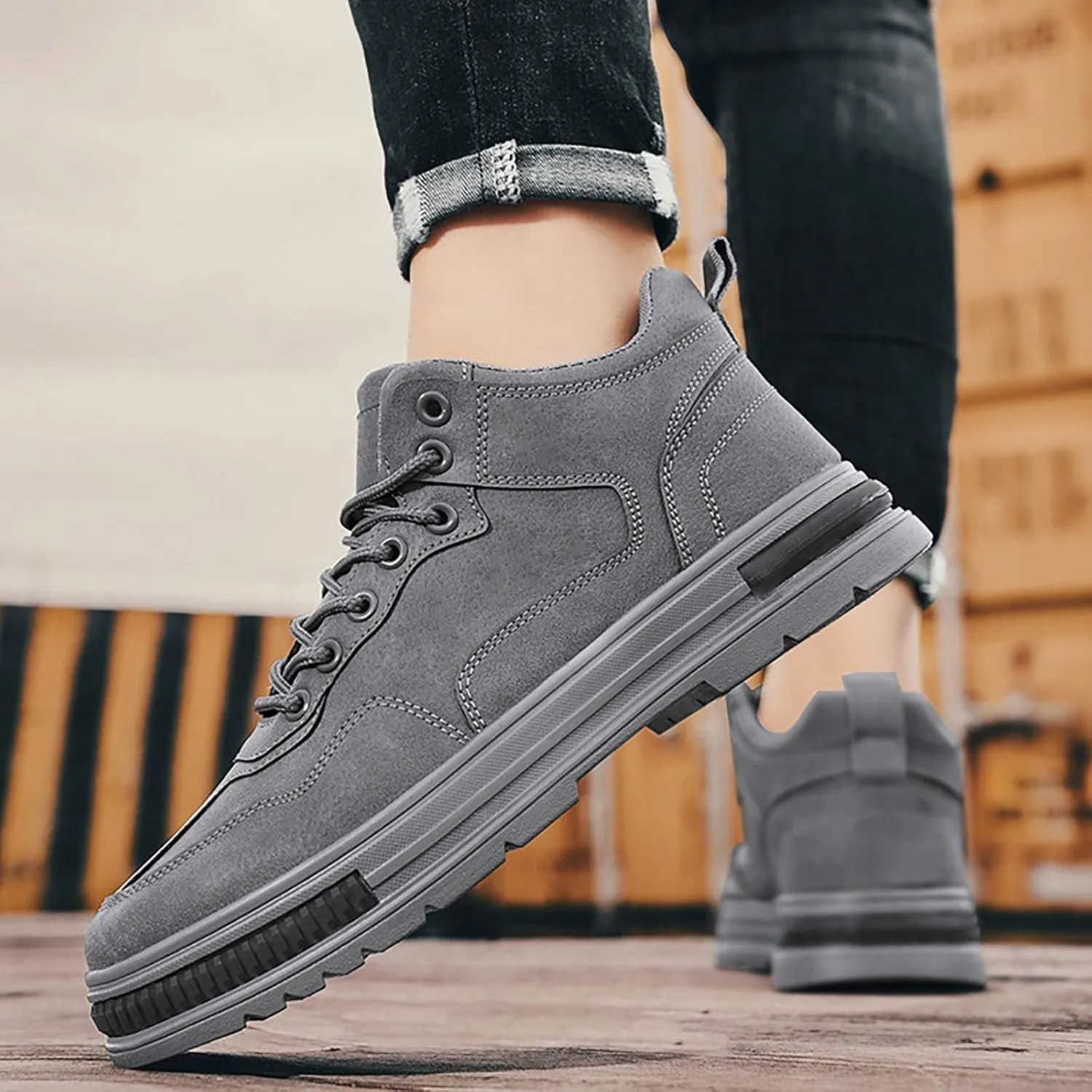 White Sneakers Men White Shoes for Men Men's Casual Slip-on Loafers Wide Toe Box Trendy Casual Men's Loafers & Slip-Ons Black Sneakers for Women