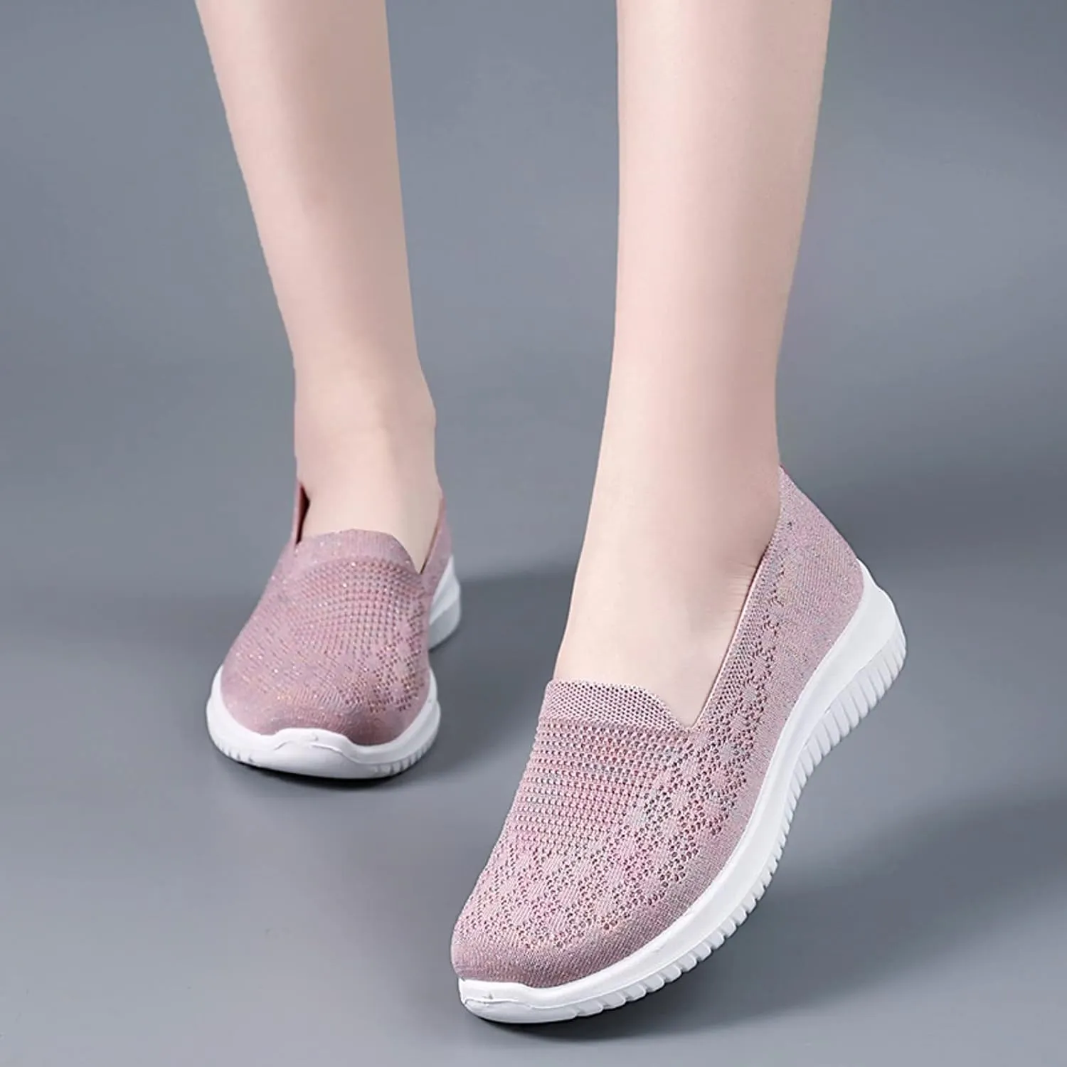 Women Shoes Mesh Socks Shoes Casual One Foot Wear Women's Shoes Breathable Casual Sports Shoes Sneaker Skates for Women