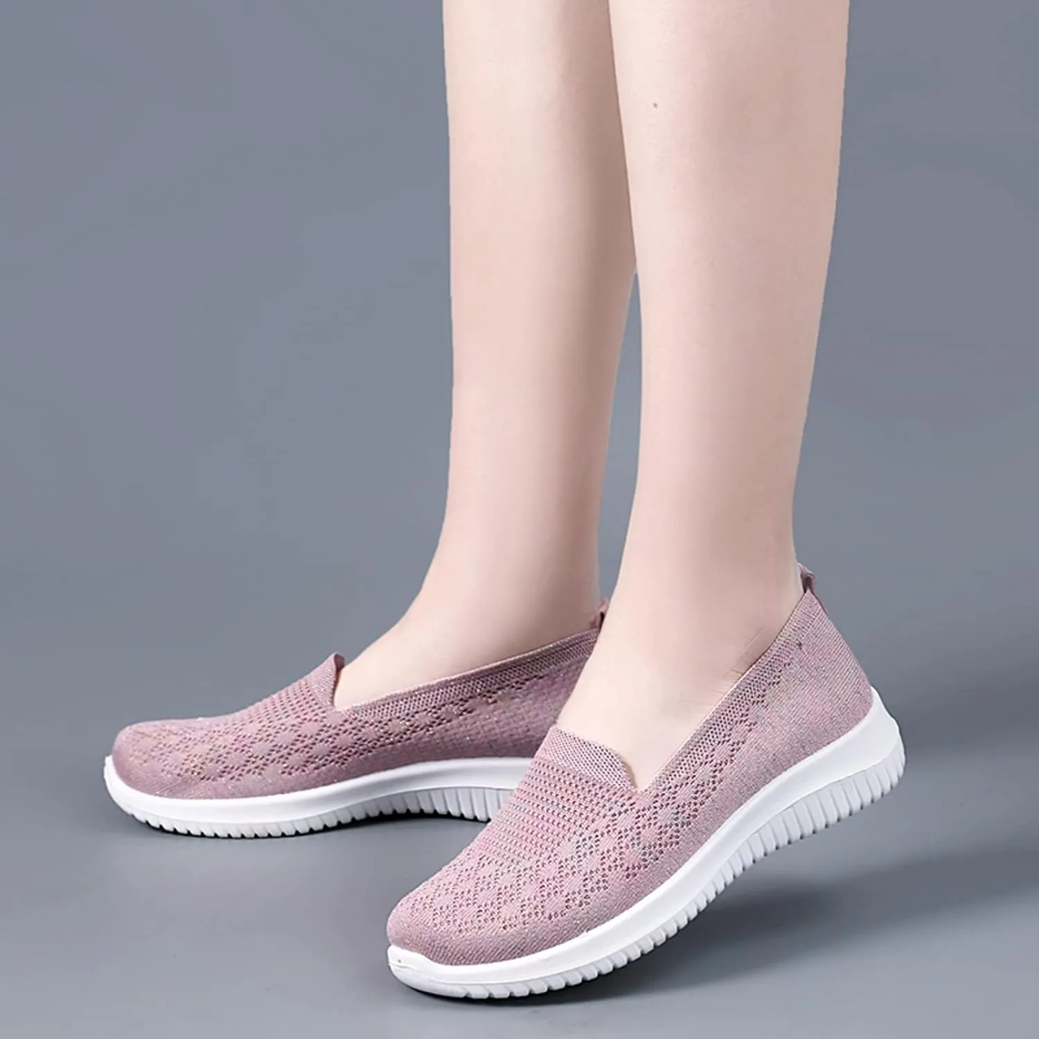 Women Shoes Mesh Socks Shoes Casual One Foot Wear Women's Shoes Breathable Casual Sports Shoes Sneaker Skates for Women