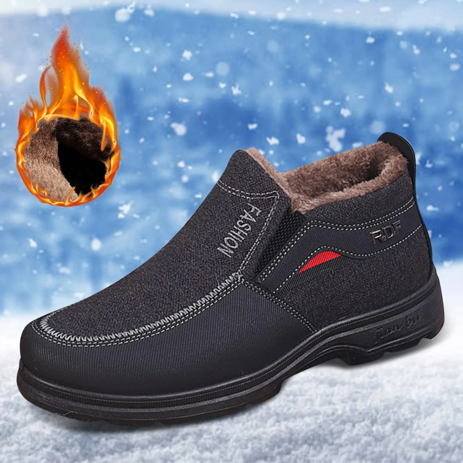 Women Snow Boots Wide Width Fur Lined Snow Shoes Ladies Womens Snow Boots Winter Warm Ankle Boots Womens Snow Shoes Rain Boots Women Mens Booties Winter