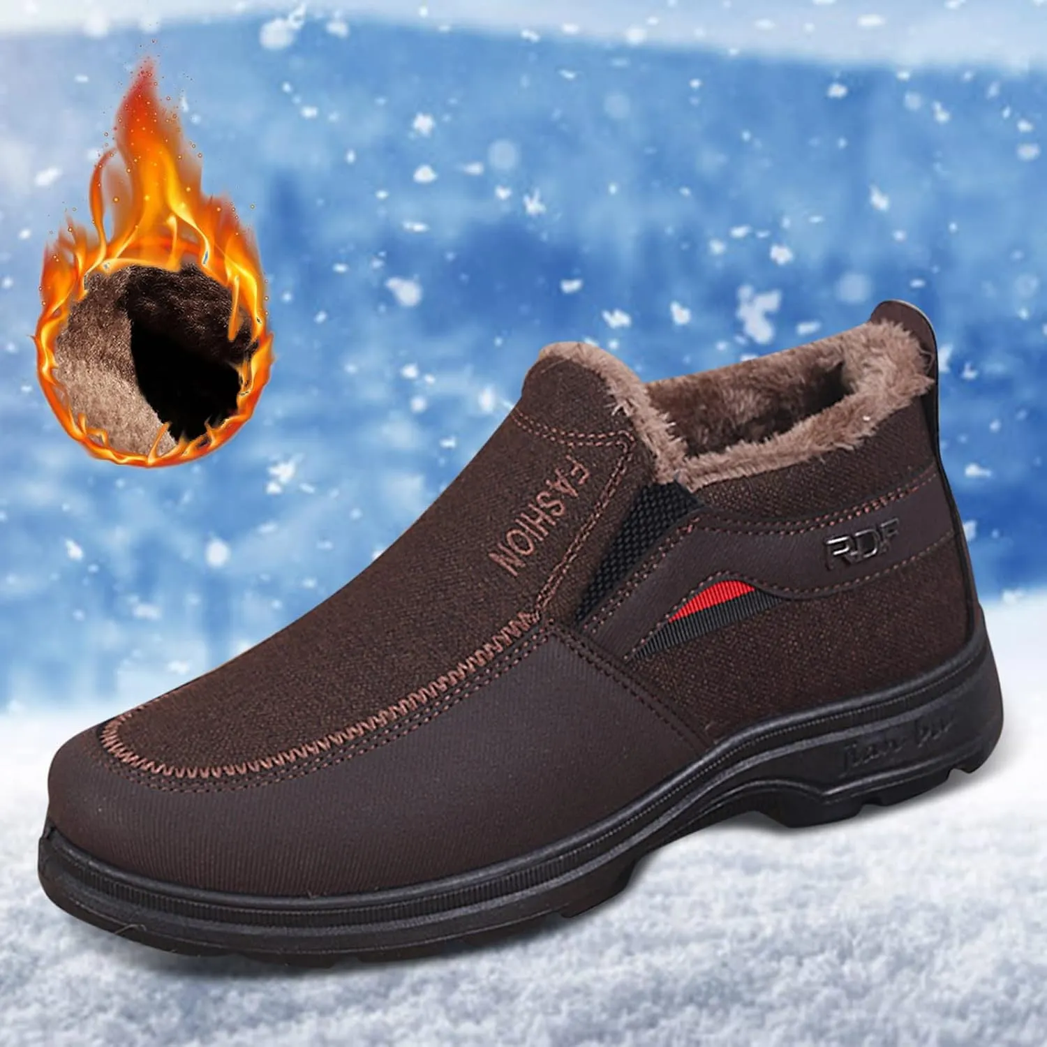 Women Winter Boots Wide Width Adults Short Snow Boots Womens Snow Boots Winter Fur Lined Ankle Boot Easy On Snow Boot Women Mens Casual Shoes Snow Booties Men