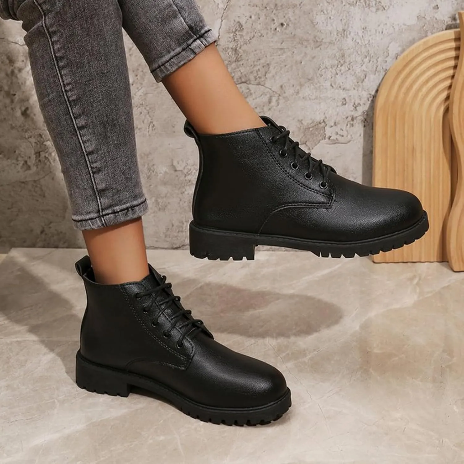 Womens Black Ankle Boots Wide Boots Black Booties for Women Chunky Heel Low Heels for Women Womens Ankle Boots with Heel Brown Women's Wide Width Ankle Booties