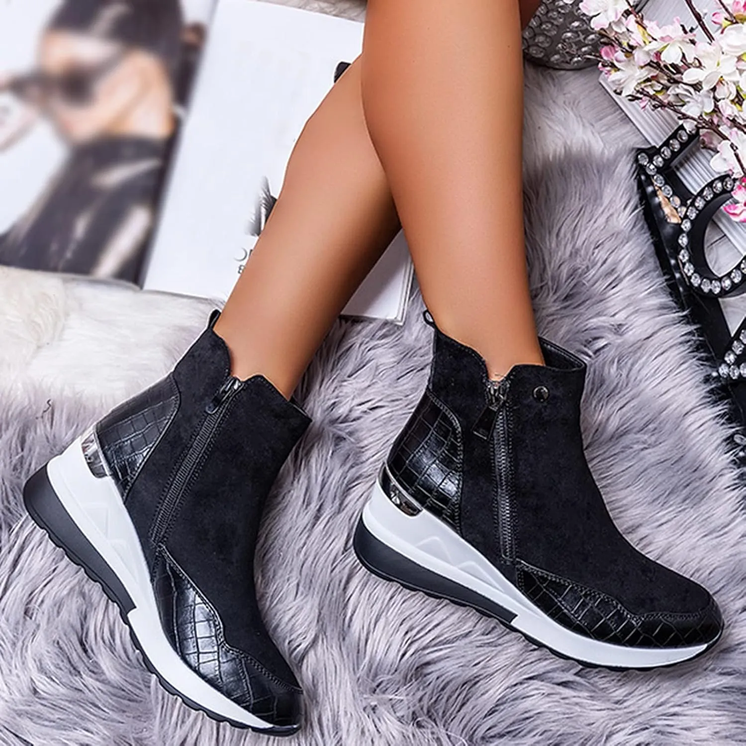 Womens Boots Winter Waterproof Adults Snow Boots Slip On Snow Boots Womens Winter Ankle Boots Ladies Snow Boot Women Short Womens Dress Shoes Men Snow Booties