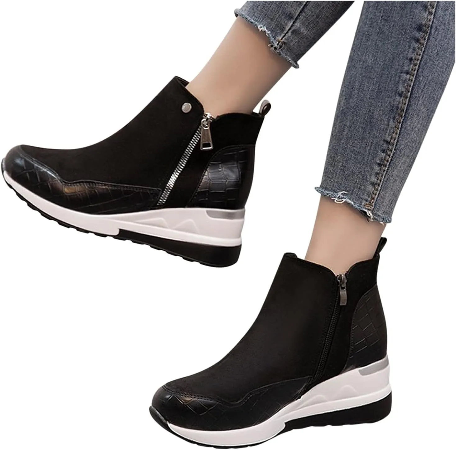 Womens Boots Winter Waterproof Adults Snow Boots Slip On Snow Boots Womens Winter Ankle Boots Ladies Snow Boot Women Short Womens Dress Shoes Men Snow Booties
