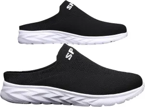 Women's Casual Slip on Half Shoes Breathable Non Slip Work Shoes Women Casual Men's Shoes Casual Fashion Sneakers Platform Tennis Shoe Loafers Casual Slip On