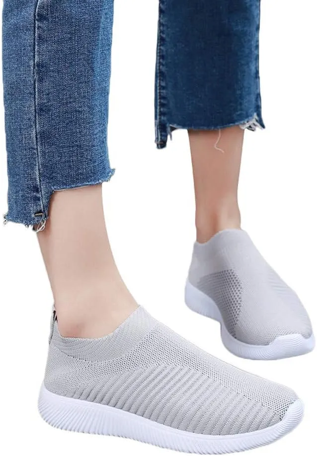 Womens Casual Sneakers Walking Shoes for Women with Arch Support and Comfort Wide Width Women's Running Shoes Size 7 Black Slip Ons Women Sneakers Zapatillas Elegantes De Tacon para Mujer Blancas